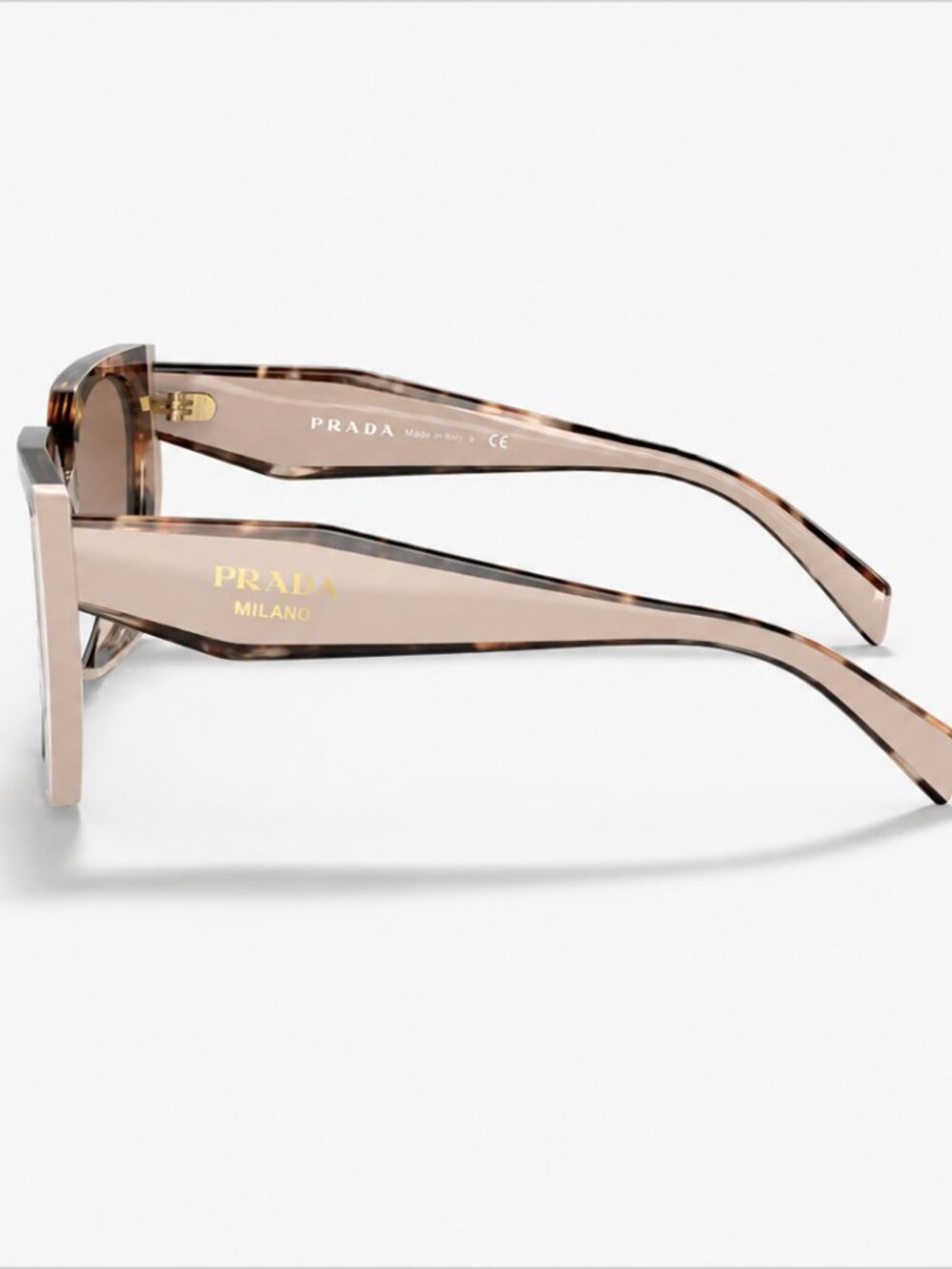 Prada Women's Sunglasses, model PR 15WS, in the Tortoise Caramel/Powder colorway - Picture 5 of 12